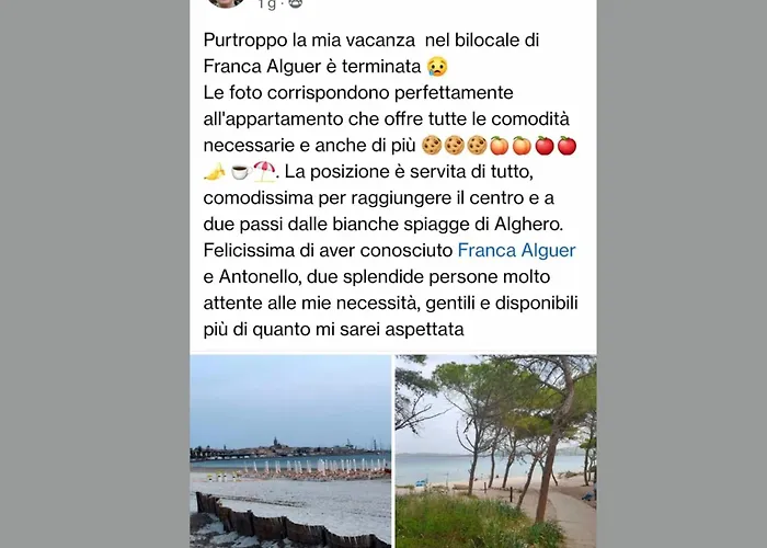 Lo Mirall - Bilocale A 2 Minuti Dalla Del Lido Di Alghero